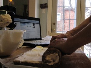 Rolling the Chocolate Roll