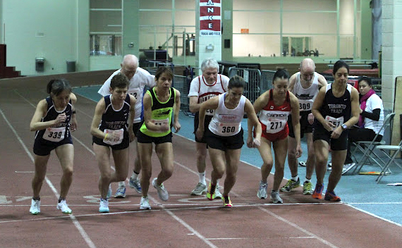 That's me on the left in the outside lane