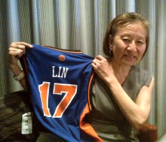 Lynn Kobayashi, Lynn Deutscher Kobayashi, Jeremy Lin jersey