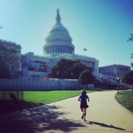 Running in Washington D.C. 